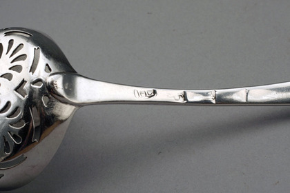 Georgian Silver Sifter Ladle